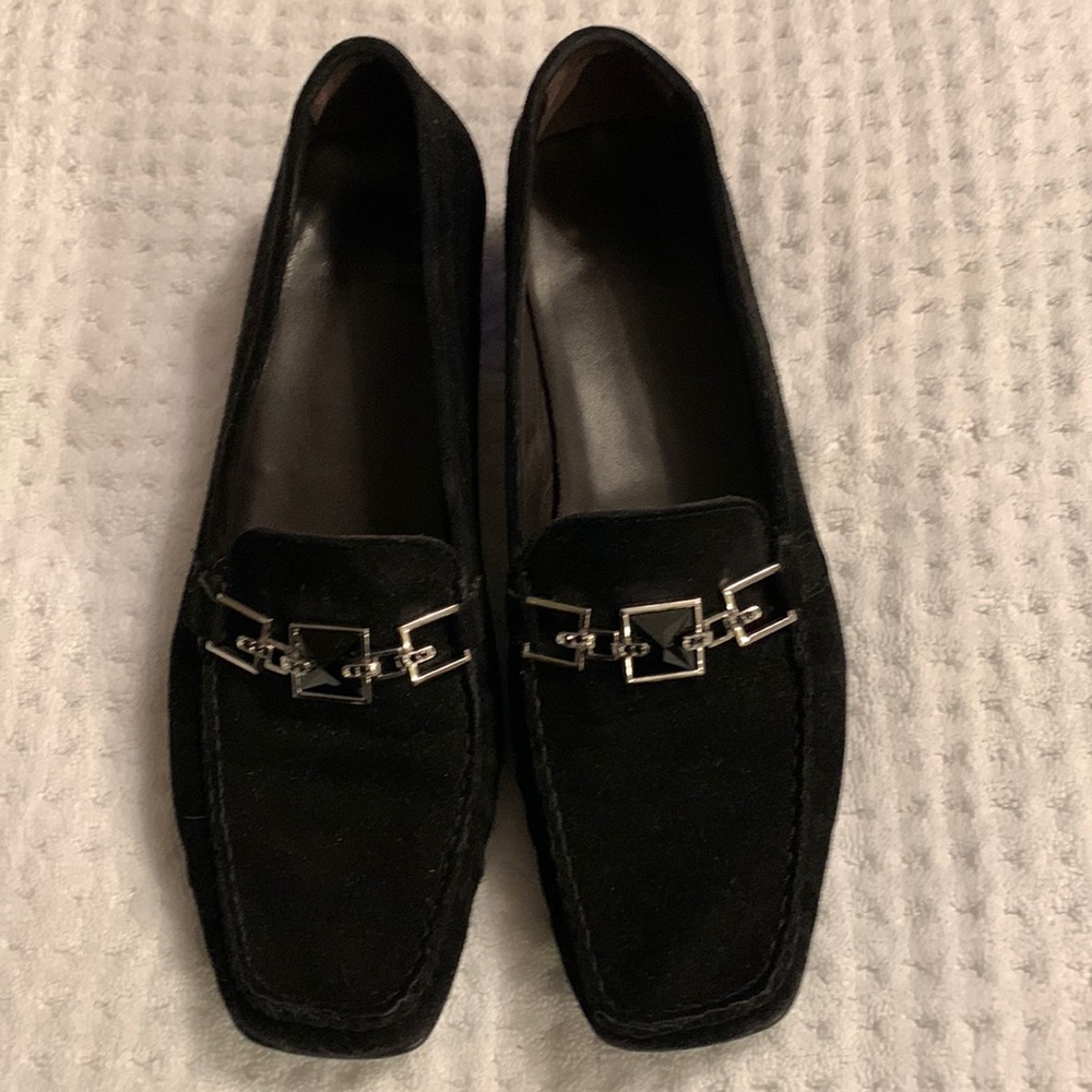 Stuart Weitzman Jewel Suede Flats/Loafers